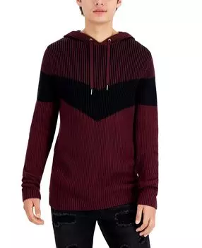 Мужской свитер с капюшоном с цветными блоками, созданный для macy's INC International Concepts