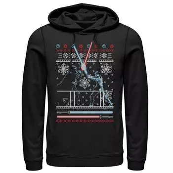Мужской свитер с капюшоном «Звездные войны» Vader Luke Clash Ugly Christmas Licensed Character