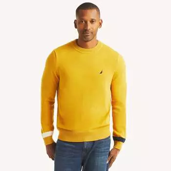 Мужской свитер с круглым вырезом Nautica, цвет gold star