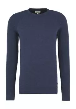 Мужской свитер с круглым вырезом QS, синий