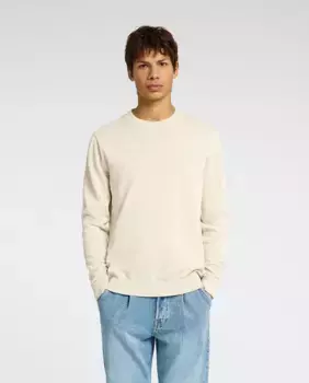 Мужской свитер с круглым вырезом Selected, белый