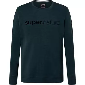 Мужской свитер с круглым вырезом Solution Super.Natural, синий