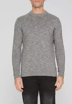 Мужской свитер с круглым вырезом TOM TAILOR, цвет Grey White