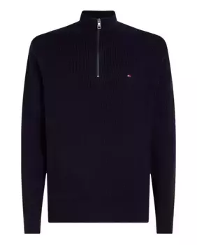 Мужской свитер с половиной молнии Tommy Hilfiger, синий