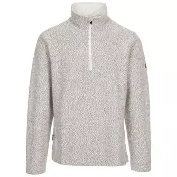 Мужской свитер с полумолнией Taddingley Off White TRESPASS, цвет blanco