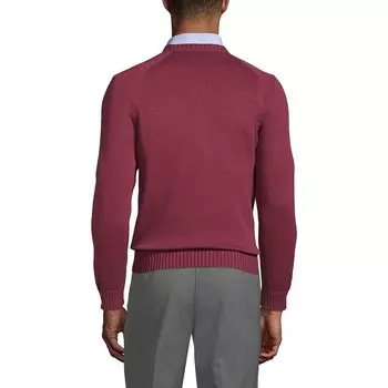 Мужской свитер с v-образным вырезом для школьной формы Lands End Lands' End, цвет Evergreen