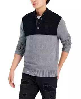 Мужской свитер с воротником-стойкой с цветными блоками, созданный для macy's INC International Concepts, мульти