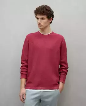 Мужской свитер с вырезом и вырезом Easy Wear, цвет Cereza