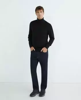 Мужской свитер с высоким воротником Calvin Klein, черный