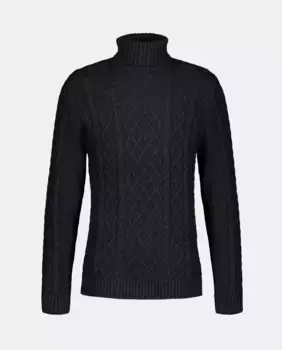 Мужской свитер с высоким воротником Easy Wear, светло-серый