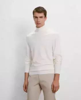 Мужской свитер с высоким воротником Easy Wear, цвет Crudo