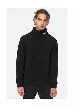 Мужской свитер с высоким воротником обычного кроя CURDWORTH LONSDALE, черно-белый