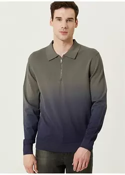 Мужской свитер Slim Fit цвета хаки Network