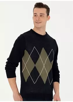 Мужской свитер стандартного кроя с круглым вырезом U.S. Polo Assn.