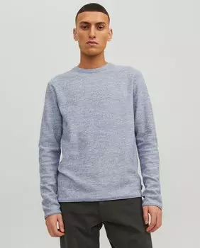 Мужской свитер тонкой вязки Jack & Jones, синий