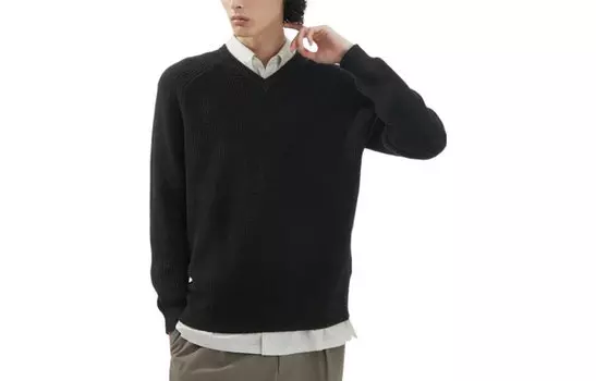 Мужской свитер UNIQLO, цвет Black