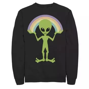 Мужской свитшот Alien Making A Rainbow Licensed Character