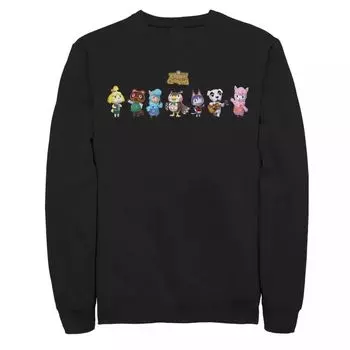 Мужской свитшот Animal Crossing Character Lineup Licensed Character