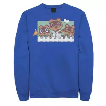 Мужской свитшот Animal Crossing New Horizons Nook Family Portrait Licensed Character