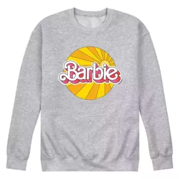 Мужской свитшот Barbie с логотипом Sunburst Licensed Character, серый