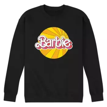 Мужской свитшот Barbie с логотипом Sunburst Licensed Character, черный