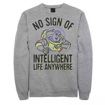 Мужской свитшот «Базз Лайтер: История игрушек» Disney/Pixar No Intelligent Life Licensed Character