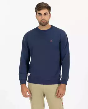 Мужской свитшот без капюшона elPulpo, тёмно-синий