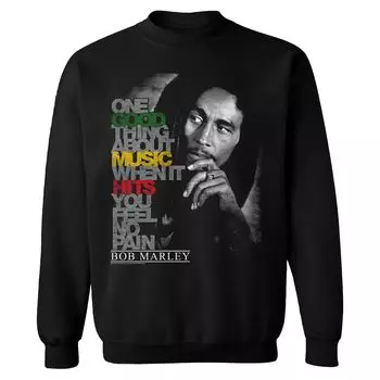Мужской свитшот Bob Marley Lyric Good Music Licensed Character