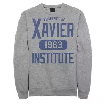 Мужской свитшот Campus Property 1963 года Marvel X-Men Xavier Institute 1963 Licensed Character