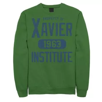 Мужской свитшот Campus Property 1963 года Marvel X-Men Xavier Institute 1963 Licensed Character