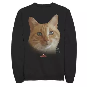 Мужской свитшот Captain Goose Cat Face Portrait Marvel
