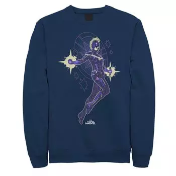 Мужской свитшот Captain Marvel Flying Star Licensed Character