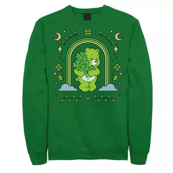 Мужской свитшот Care Bears Green Rainbow ко Дню Святого Патрика Licensed Character