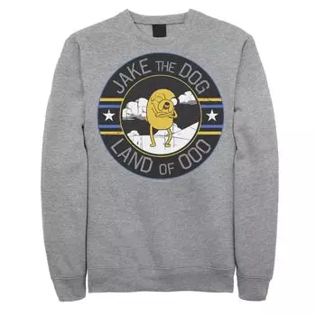 Мужской свитшот Cartoon Network Adventure Time Jake The Dog Land Of Ooo Licensed Character
