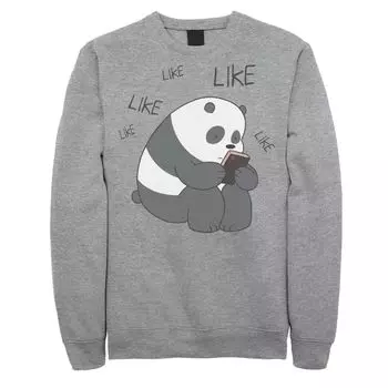 Мужской свитшот Cartoon Network We Bare Bears Like Like Like Licensed Character