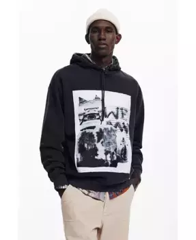 Мужской свитшот Collage-Motor Desigual, черный