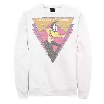 Мужской свитшот Даффи Дак в стиле 80-х в стиле Looney Tunes Licensed Character