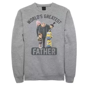 Мужской свитшот Despicable Me Minions Greatest Father Licensed Character