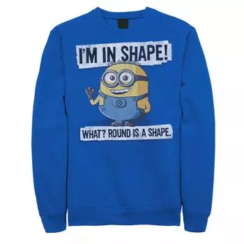 Мужской свитшот Despicable Me Minions Round Is A Shape Bob Licensed Character