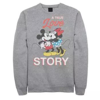 Мужской свитшот Dinsey Mickey & Minnie Mouse Valentine Love Licensed Character