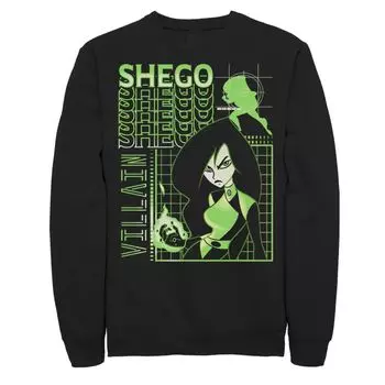 Мужской свитшот Dinsy's Kim Could Villain Shego Spy Techware Licensed Character