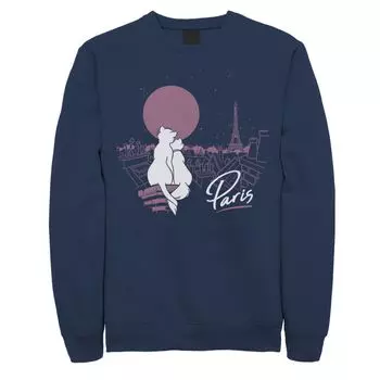 Мужской свитшот Disney Aristocats Duchess And Thomas In Paris