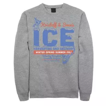 Мужской свитшот Disney Frozen Kristoff & Sven's Ice Harvest and Delivery Licensed Character