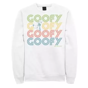 Мужской свитшот Disney Goofy Head с портретом Name Stack Licensed Character