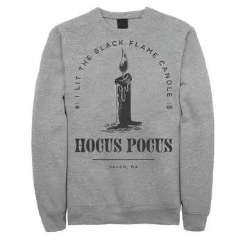 Мужской свитшот Disney Hocus Pocus I Lit The Black Flame Candle Licensed Character