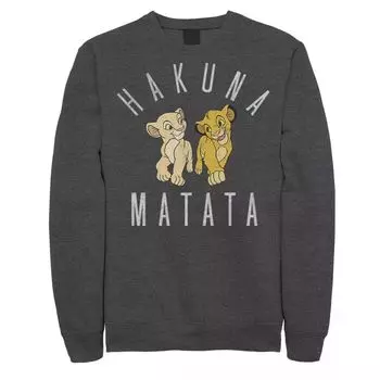 Мужской свитшот Disney King Lion Simba Nala Hakuna Matata Licensed Character