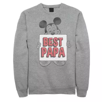 Мужской свитшот Disney Mickey Mouse Best Papa Licensed Character