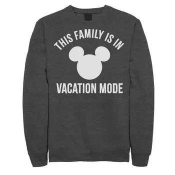 Мужской свитшот Disney Park Family Is In Vacation Mode Licensed Character