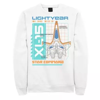 Мужской свитшот Disney/Pixar Lightyear Star Command Spaceship XL-15 Licensed Character