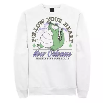 Мужской свитшот Disney Princess And The Frog Louis Follow Your Heart Licensed Character